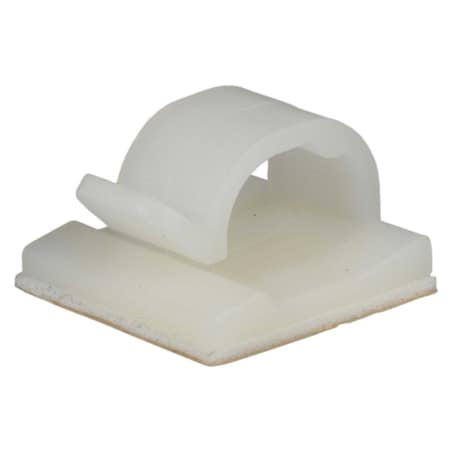 Midwest Fastener Cable Clip, Plastic, 3/4 in L, 10 PK 33406